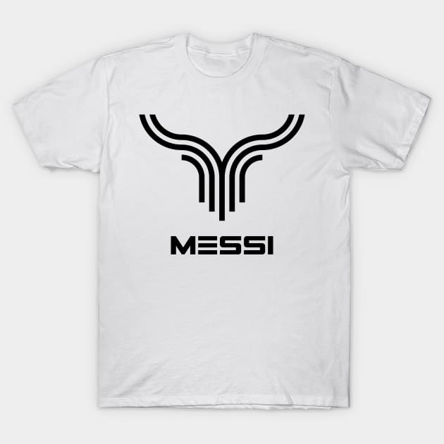 Messi - G.O.A.T / Greatest of All Time T-Shirt by Magicform